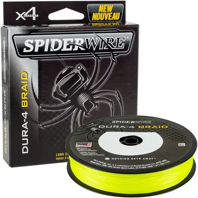 Chilipir Fir Textil Spiderwire Dura-4 Braid, Yellow, 150m