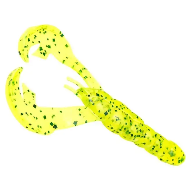 Creatura Strike King Rage Craw, Culoare Chartreuse Pepper, 10cm, 7buc/plic Reducere