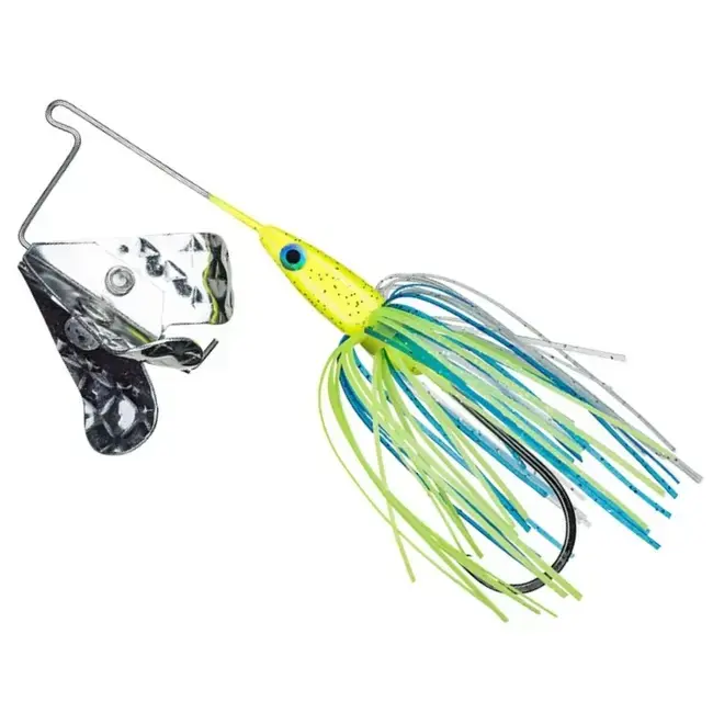 Buzzbait Strike King Tri Wing Mini Buzz King, Chartreuse Blue, 3.5g Preferatul clienților