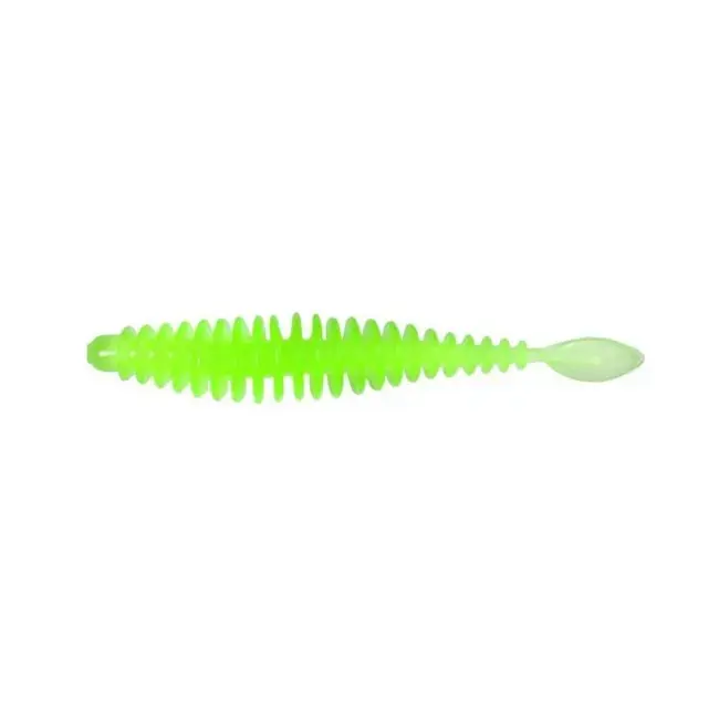 Naluca Magic Trout T-Worm P-Tail Chilli-Cheese, Neon Green, 65mm, 6buc Cumpărături sigure