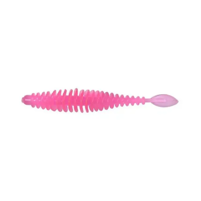 Cumpără acum Naluca Magic Trout T-Worm P-Tail Chilli-Cheese, Neon Pink, 65mm, 6buc