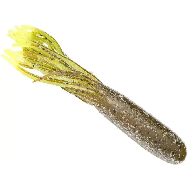 Naluca Strike King Coffee Tube, Green Pumpkin Chartreuse Tail, 11.4cm, 8buc/plic Preț promoțional