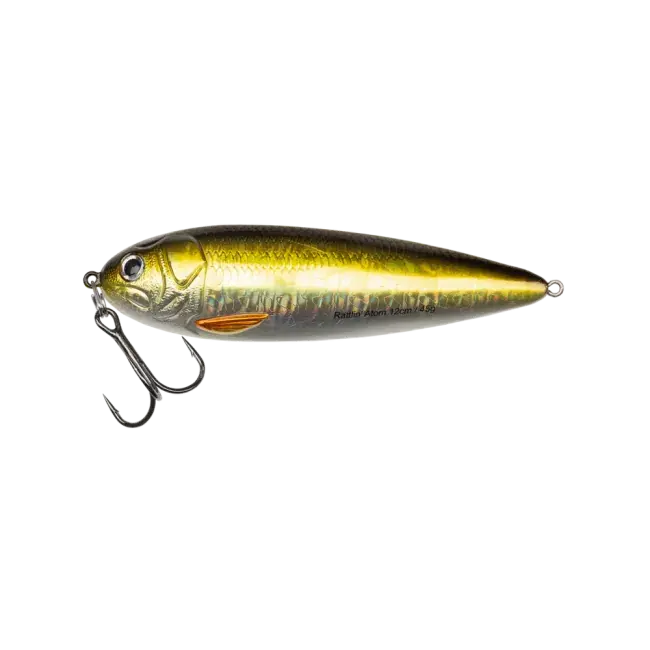 Oscilanta Abu Garcia Rattlin Atom , Culoare Golden Roach, 12cm, 45g Premium