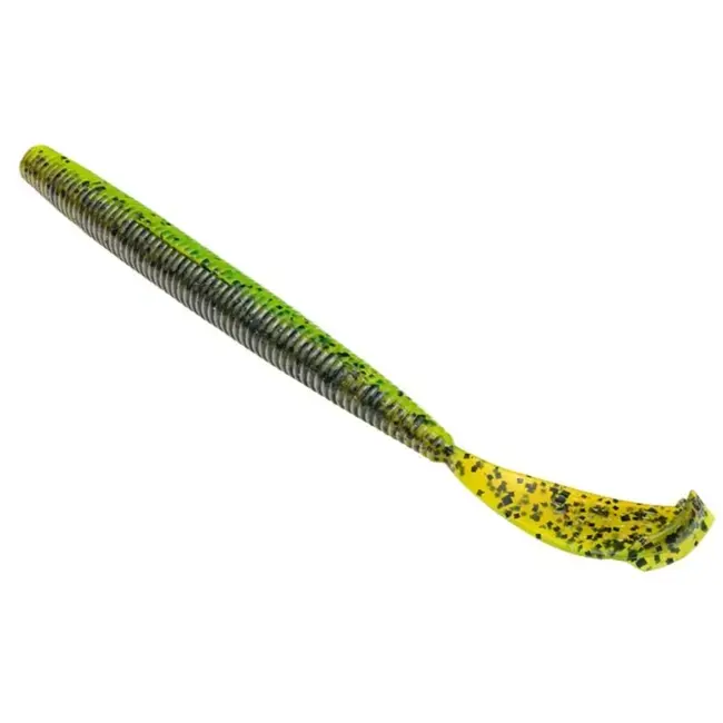 Chilipir Grub Strike King Rage Cut-R Worm, Culoare Summer Craw, 15cm, 7buc/plic