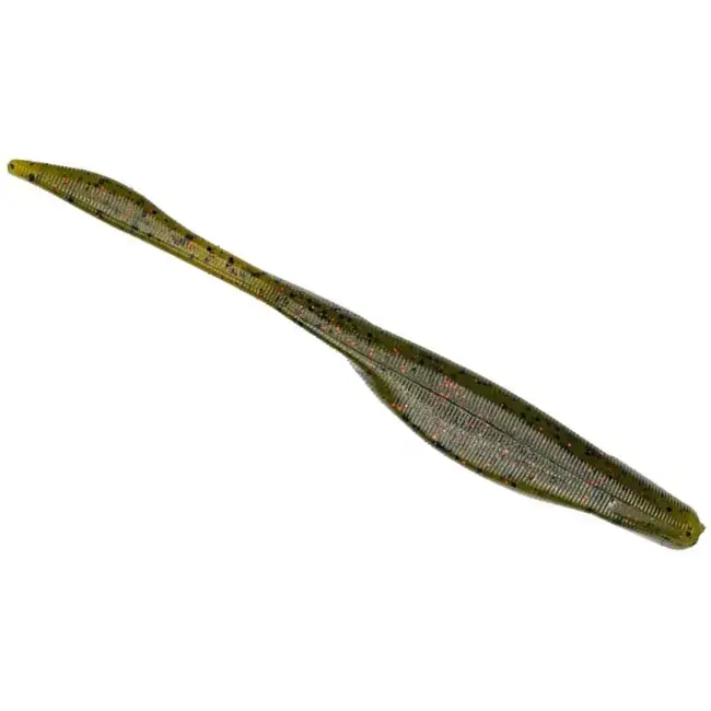 Promoție Shad Strike King KVD Perfect Plastics Caffeine Shad Soft Jerkbait, Watermelon Red & Black, 12.7cm, 8buc/plic