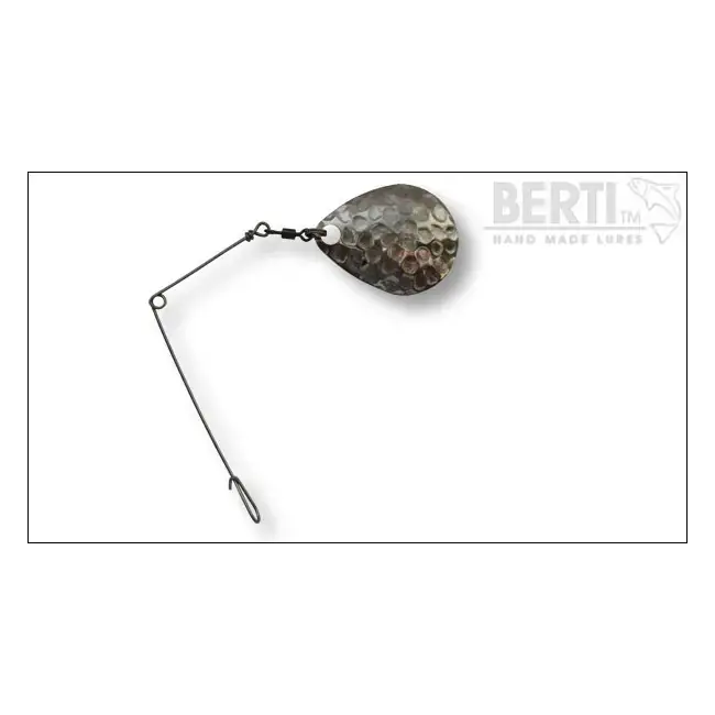 Ieftin Spinnerbait Bertilure cu Agrafa si Paleta Colorado Nickel 2.4cm