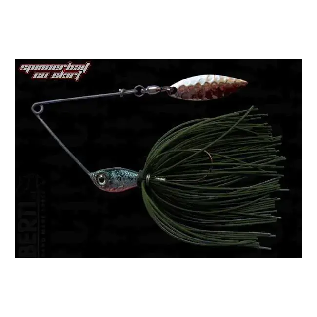 Spinnerbait Bertilure Paleta Salcie Skirt Green Pumpkin 7g Doar azi