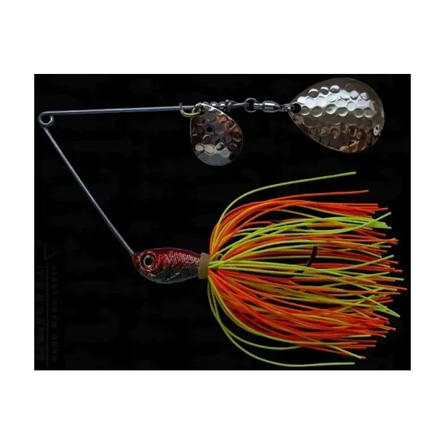 Retur ușor Spinnerbait cu Skirt Berti Colorado, Orange/Chartreuse, 14g
