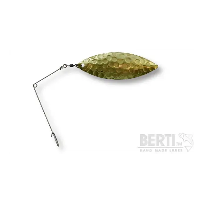 Spinnerbait Bertilure cu Agrafa si Paleta Willow 2 Gold 43mm Ieftin