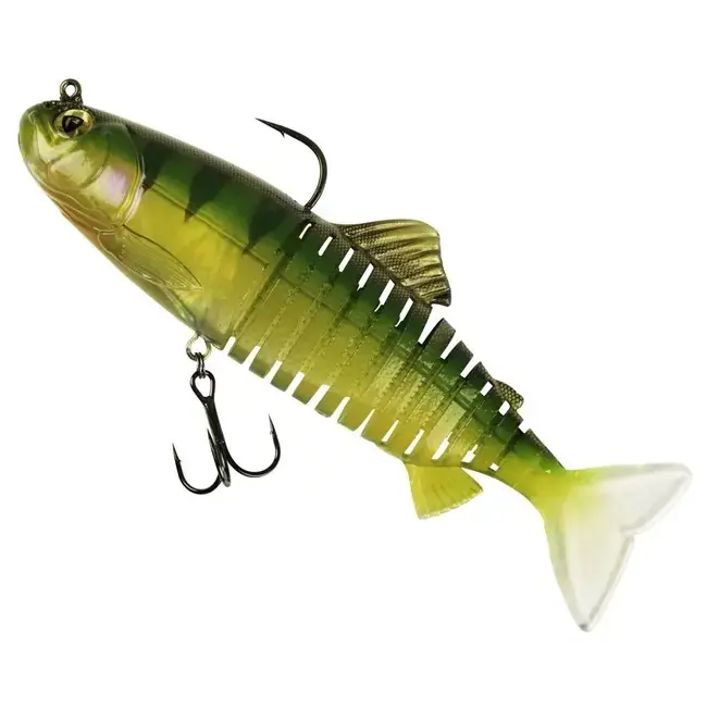 Reduceri Swimbait FOX Rage Replicant Jointed, UV Stickleback, 23cm, 150g