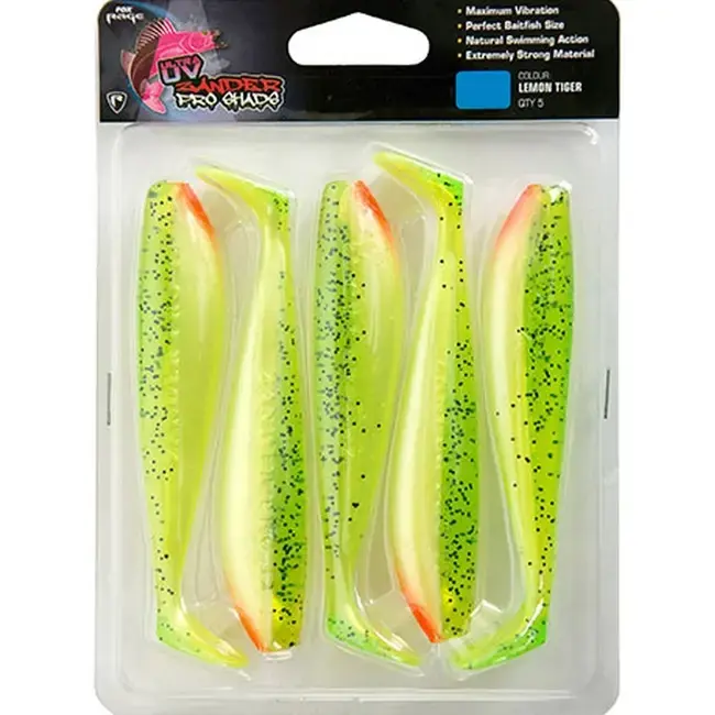 Shad Fox Rage Zander Pro Ultra UV, Lemontiger, 12cm, 5buc/blister Ultima șansă