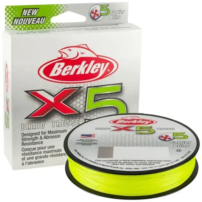 Fir Textil Berkley X5 Fluoro, Verde, 150m Livrare rapidă