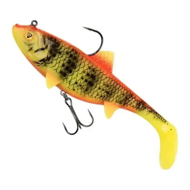 Reducere de preț Swimbait FOX Rage Replicant Wobble, UV Bright Perch, 23cm, 115g, 1buc/blister