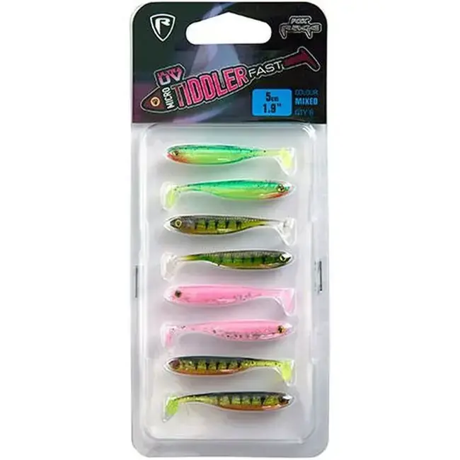 Shad Fox Rage UV Micro Tiddler Fast, 5cm, 8buc/plic Livrare expres