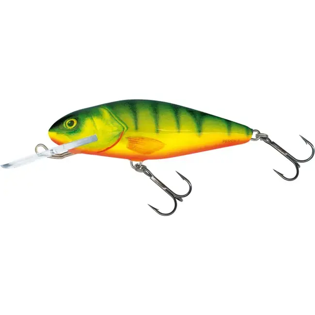 Vobler Salmo Perch Deep Runner, Hot Perch, 8cm, 14g Chilipir