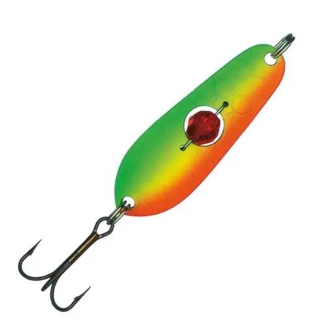 Lingurita Oscilanta Kuusamo Rasanen Helmi, 4cm, 6g, GR/FYe/R-S UV Ofertă limitată