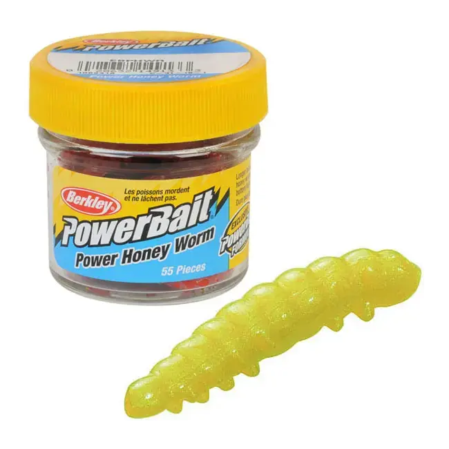 Viermi Artificiali BERKLEY Powerbait Honey Worms, 2.5cm, 55buc/flacon Ofertă de sezon