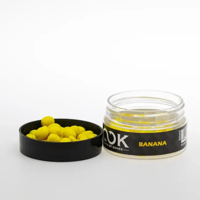 Plată securizată DUMBBELL HookBaits WAFTERS, 4mm, 30ml,BANANA