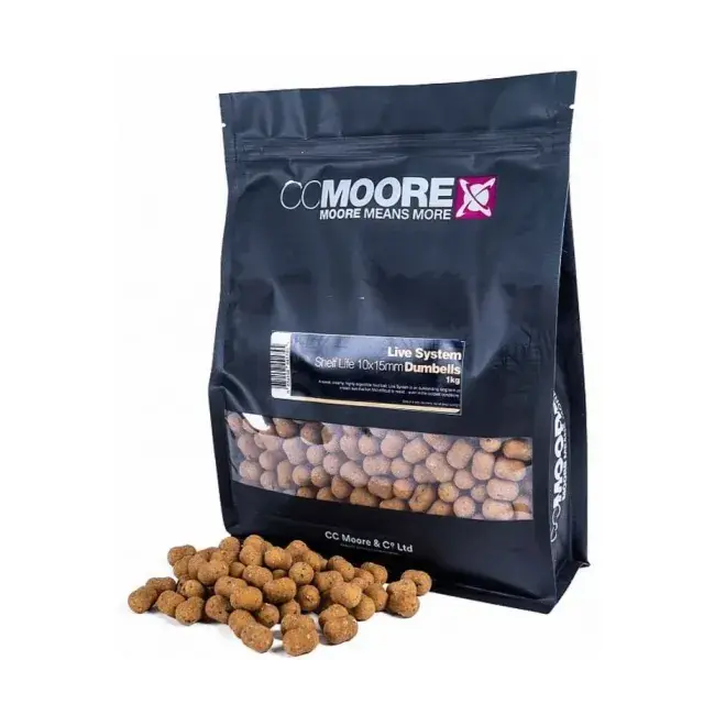 Boilies CC Moore Dumbells Tare, Live System, 15-18mm, 1kg Nu rata
