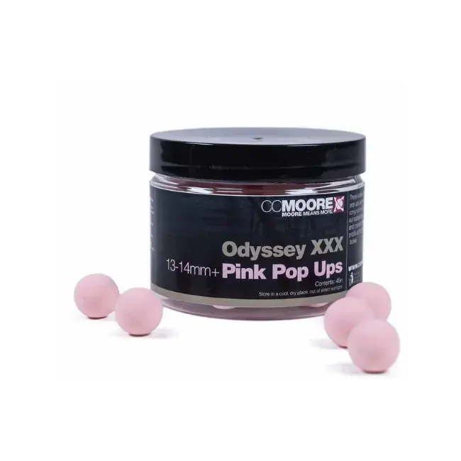 Cumpărături sigure Pop Up CC Moore Odyssey XXX, 14mm, 45buc/borcan, Roz