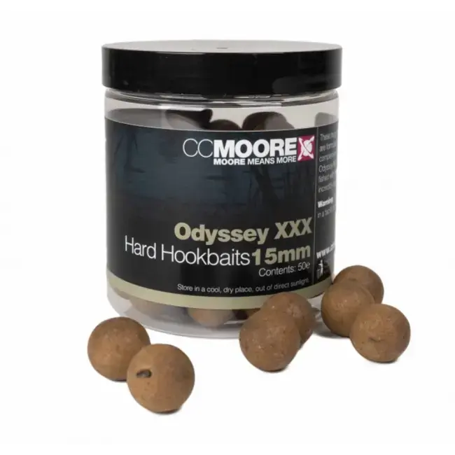 Boilies Tari de Carlig CC Moore Odyssey XXX Hard Hookbaits, 15mm 50buc/borcan Reducere extra