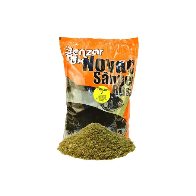 Comandă acum Busa Plancton V 1kg - Nada pescuit fitofag verde cu aroma de usturoi - Benzar Zsolt