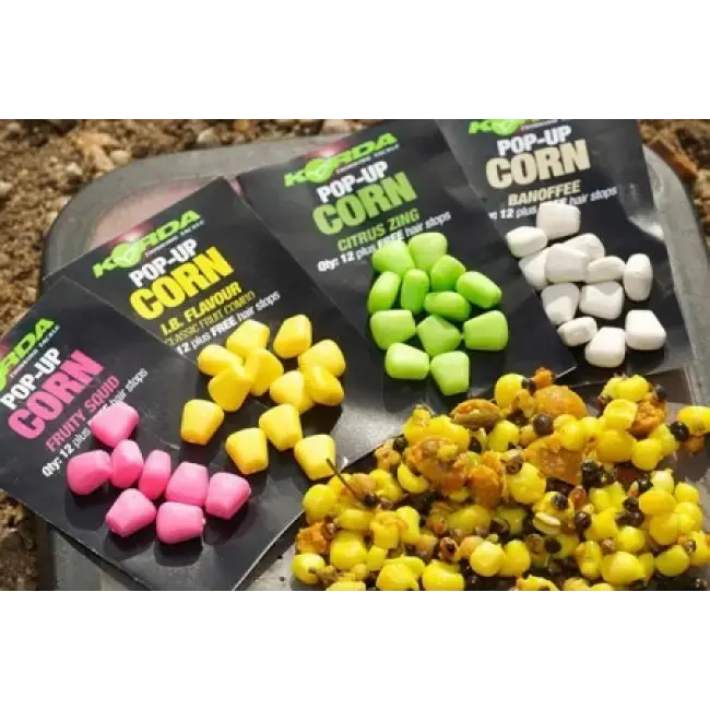 Porumb Flotant Korda Pop-Up Corn - 12 bucati + Opritoare Cadou Ofertă de sezon