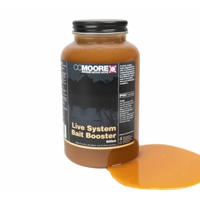 Aditiv Lichid CC Moore Live System Bait Booster, 500ml Livrare gratuită