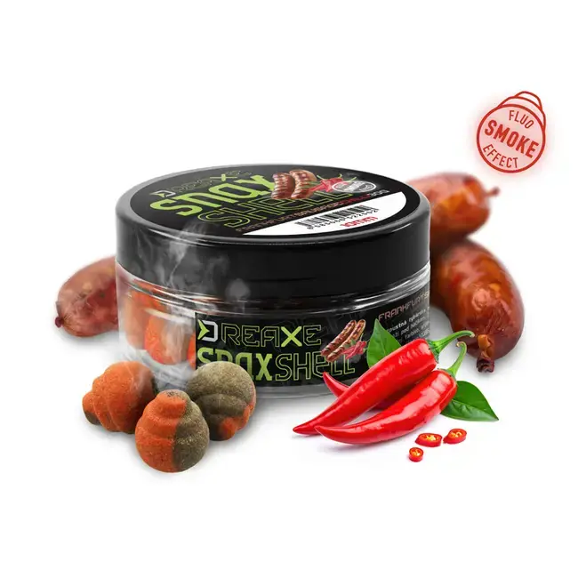 Doar azi Momeala de Carlig Wafters Solubil Delphin D SNAX SHELL, 10mm, 30g, Frankfurter Chili