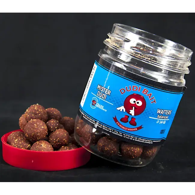 Boilies de Carlig Critic Echilibrat Mister Dudi Wafters, 100g Lichidare de stoc