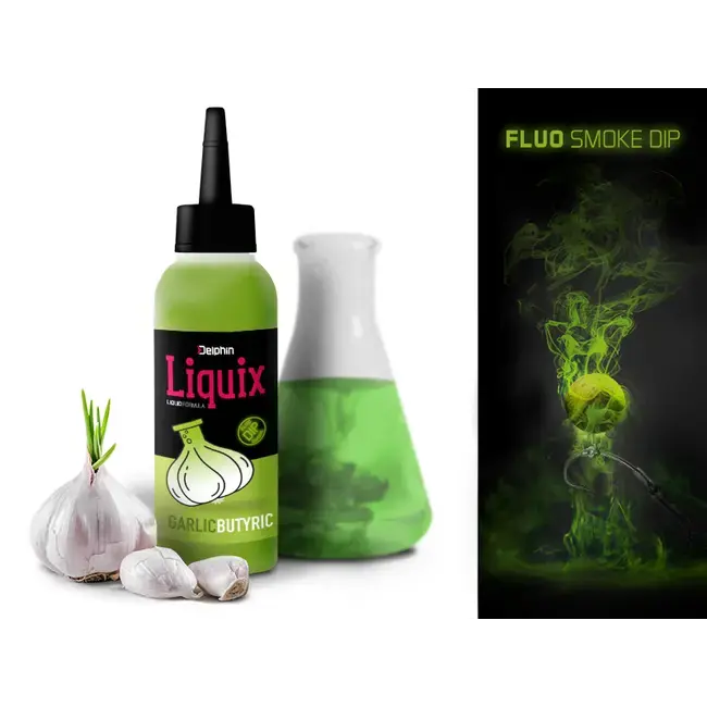 Mai ieftin Dip Lichid Fluo Delphin D Snax LiquidX, Usturoi-Butyric,100ml