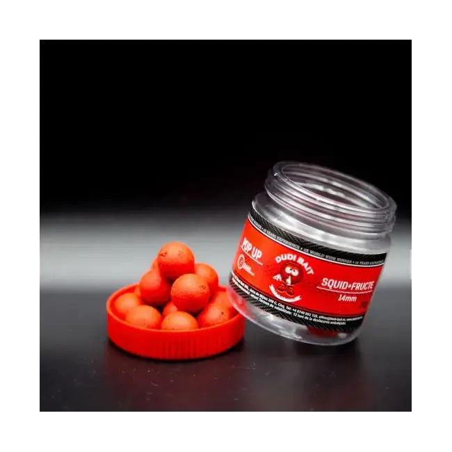 Cumpărături sigure Pop-Up Dudi Bait, 10mm, 20g, Squid + Fructe