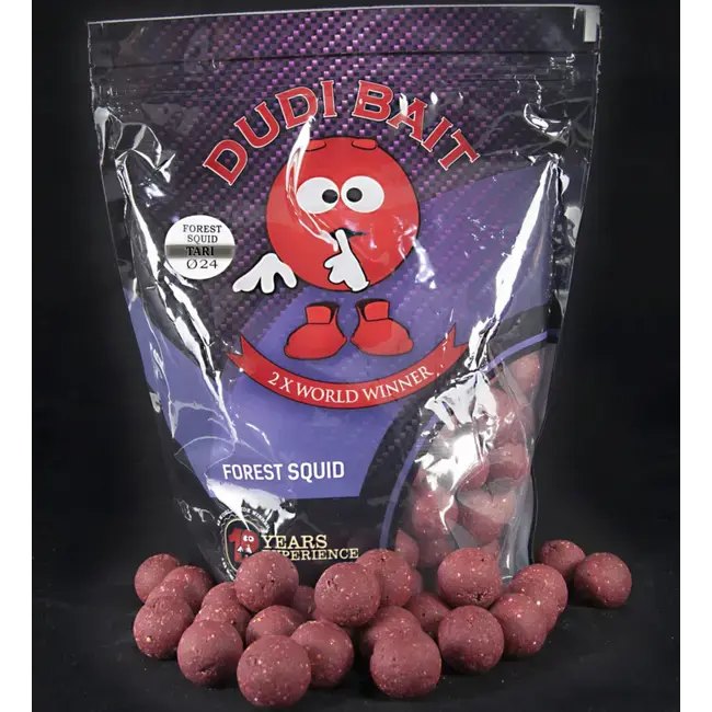 Ultima șansă Boilies Tare Dudi Bait Forest Squid, Squid&Fructe de Padure, 1kg