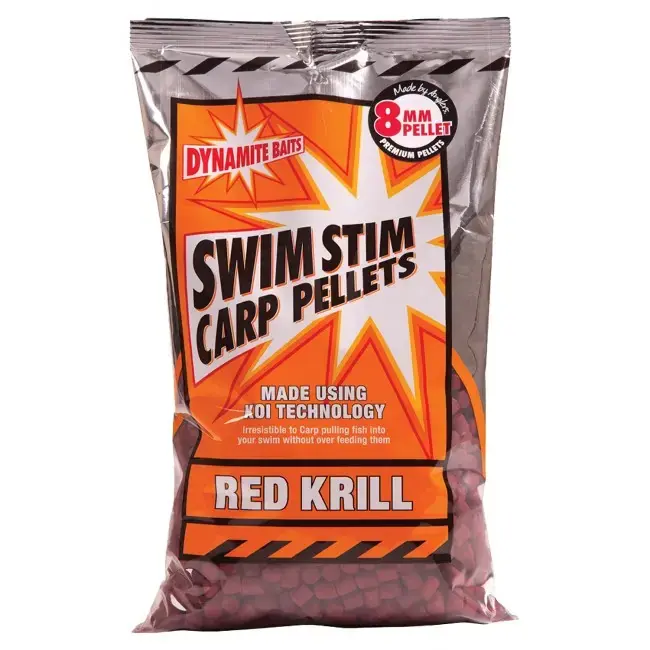 Pelete Dynamite Baits Swim Stim Carp Pellets, Red Krill, 900g Reducere extra