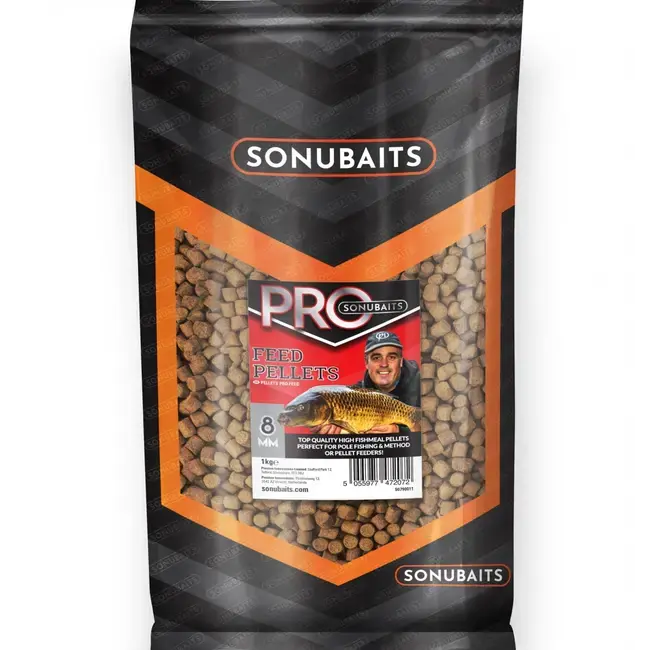 Super ofertă Pelete SONUBAITS pro feed, 1kg, 8mm | PescuitNonstop.ro