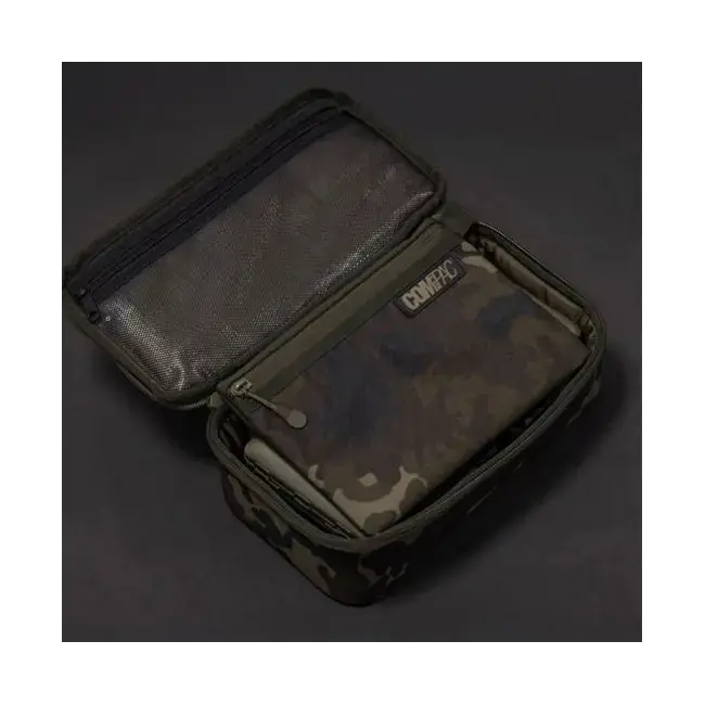 Preț promoțional Borseta Korda Compac 140 Tackle Pouch, Dark Kamo,27.5×14.5×10cm