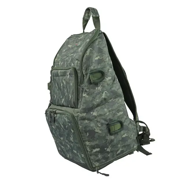 Promoție Rucsac Pescuit Mitchell MX Camo Backpack + 4 Cutii, Green Camo, 36x25x23cm