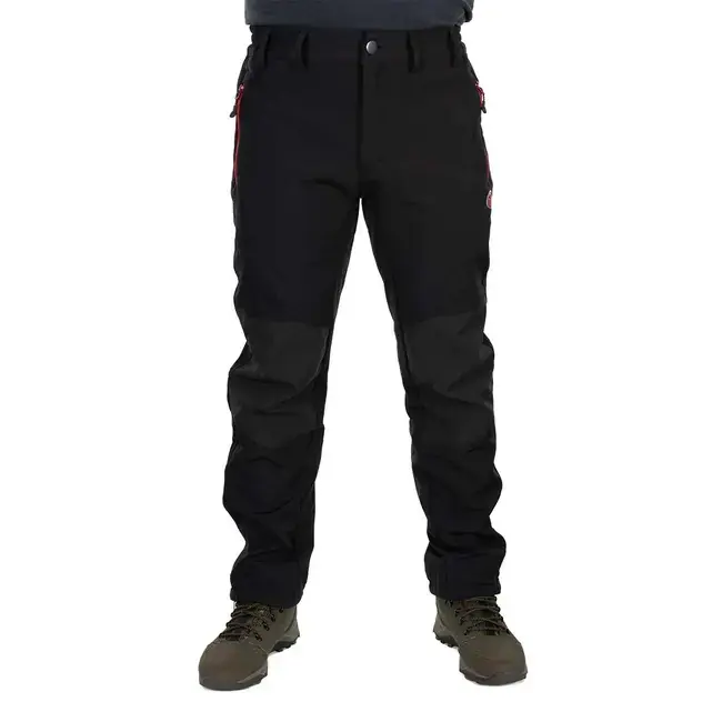 Cumpără online Pantaloni Lungi Fox Rage Pro Series Soft Shell Trousers, Storm Grey & Chilli Red