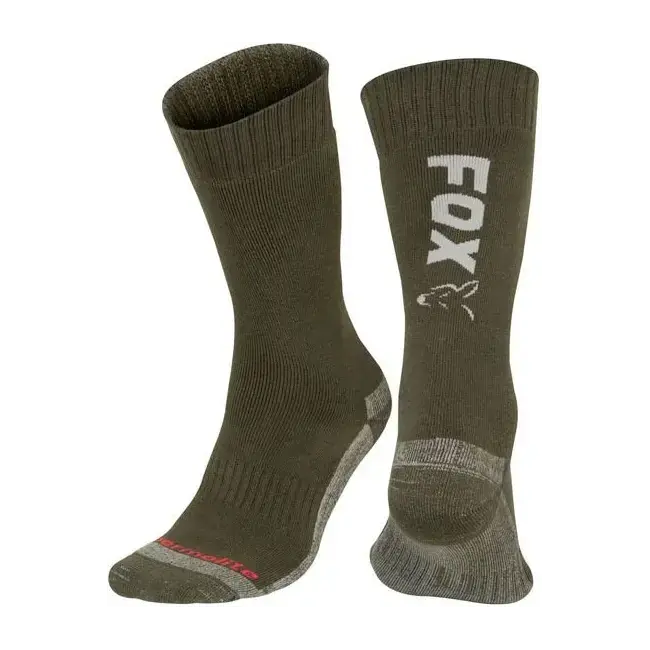 Sosete Fox Collection Socks, Green/Silver Retur ușor
