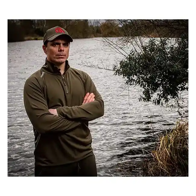 Bluza Trakker Half-Zip Top, UV Sun Protection | PescuitNonstop.ro Preferatul clienților