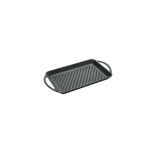 Ofertă specială Plita grill Cattara din fonta cu manere, 33 x 21.5 cm, inaltime 3 cm - TT13062
