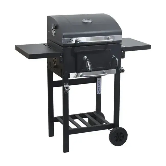 Reducere de preț Gratar pe carbune Royal Partner Cattara, TT13039, Black, 97 x 98 x 35 cm