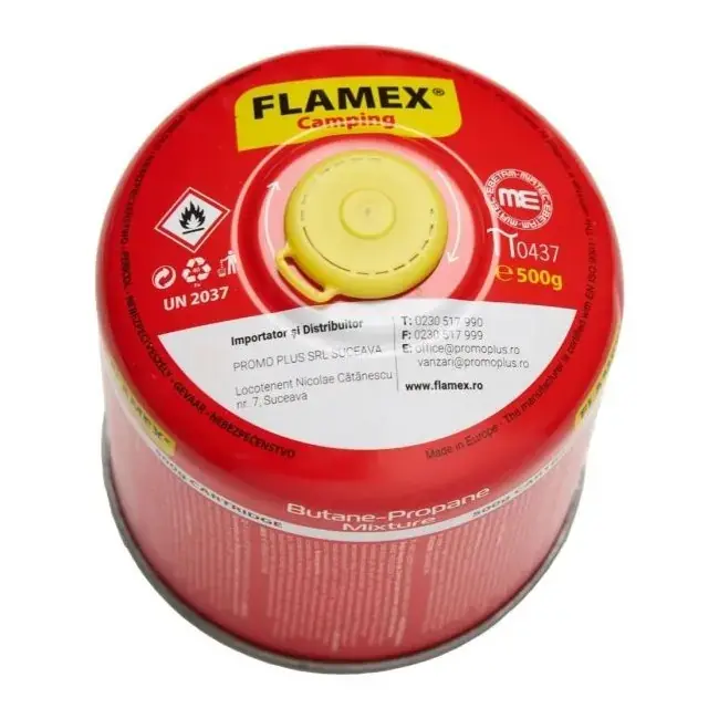 Super ofertă Butelie Gaz Camping Flamex, cu Filet, 500g
