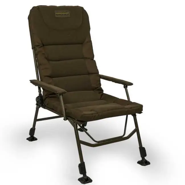 Scaun Pescuit Avid Carp Benchmark Level Tech Hi-Back Recliner Chair, 115x42x55cm Nu rata