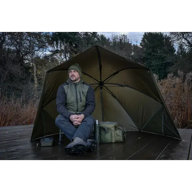 Umbrela Pescuit Korum Progress Graphite Brolly Shelter, 50" Plată securizată