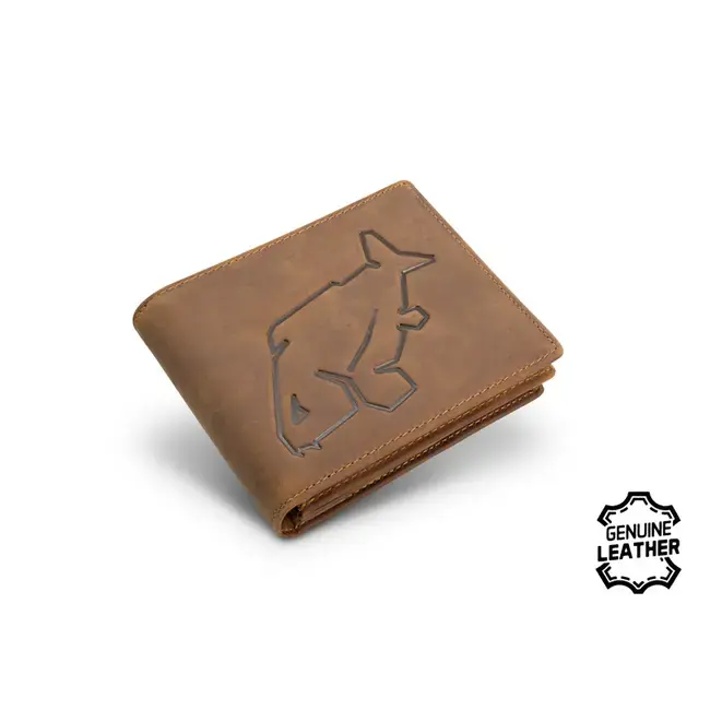 Cumpără acum Portofel din Piele Delphin Carp OutLine Wallet, Dark Brown