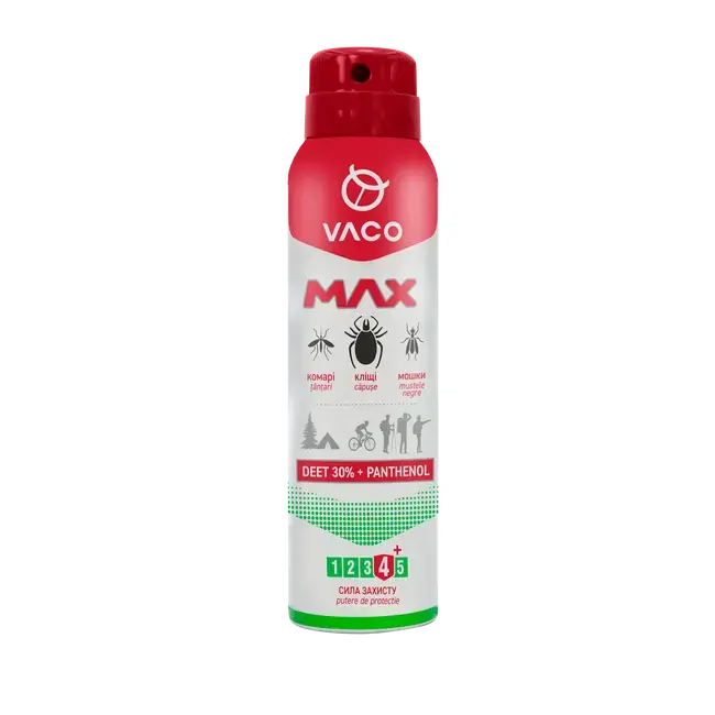 Cumpărături sigure Spray impotriva Tantarilor, Capuselor si Mustelor Vaco Max