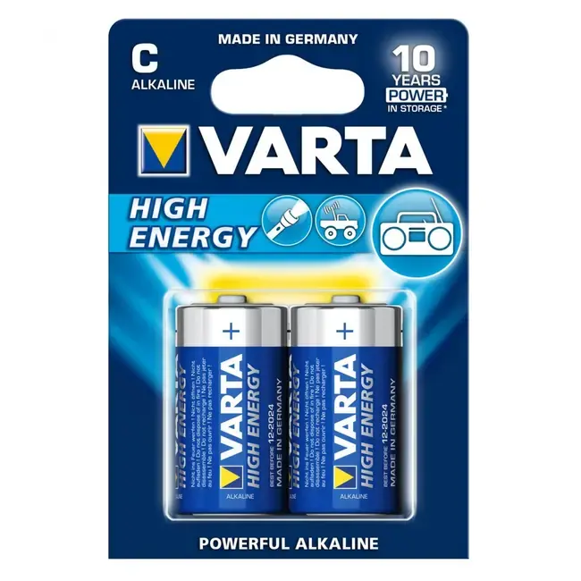 Ieftin Baterii Alcaline Varta High Energy C (R14) Blister 2buc