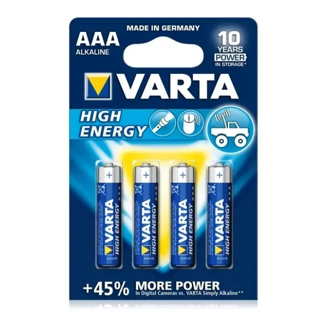 Mai ieftin Baterie Varta High Energy AAA 1.5V 4buc/set