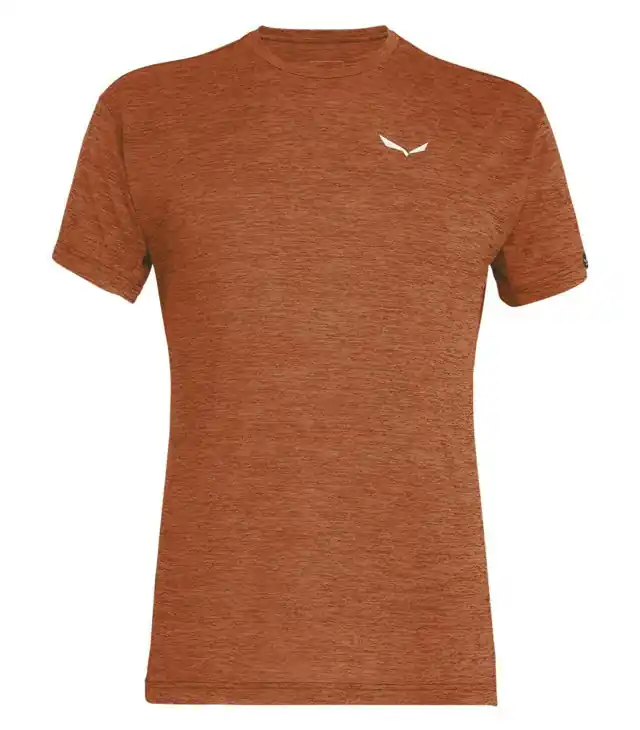 Tricou SALEWA PUEZ MELANGE DRY M S/S TEE Man Plată securizată
